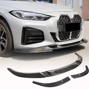BMW 4 Series G26 420i 430i M Sport M440i 2021-2023 Front Bumper Lip Carbon Fiber