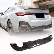BMW 4 Series G26 420i 430i M Sport M440i 2021-2023 Rear Bumper Diffuser Carbon Fiber