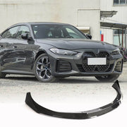 BMW 4 Series G26 I4 420i 430i 440i M-Sport 4 Door 2021-2023 Front Bumper Lip Carbon Fiber