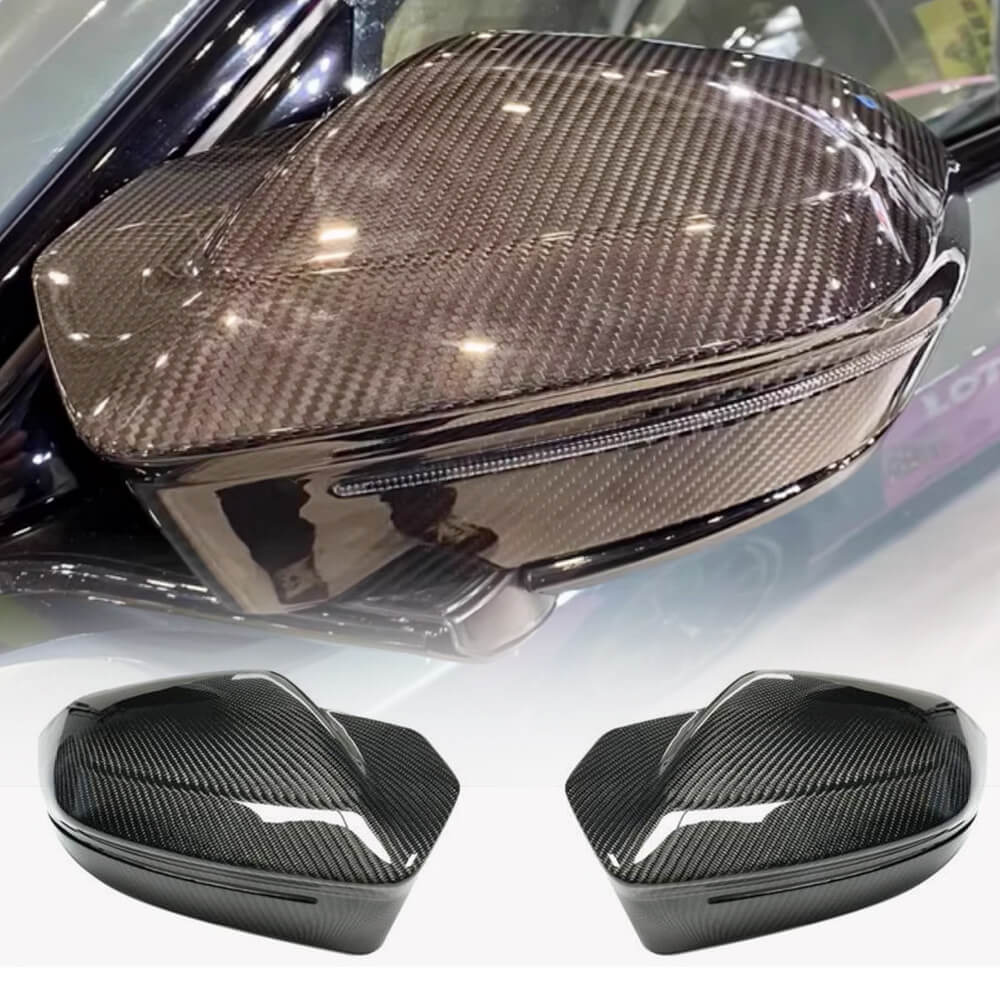 BMW 5 Series I5 G60 G61 G68 7 Series G70 X3 G45 2024 Mirror Covers Pair LHD Carbon Fiber