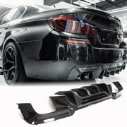 BMW 5 Series M5 F10 2011-2017 Rear Bumper Diffuser Carbon Fiber