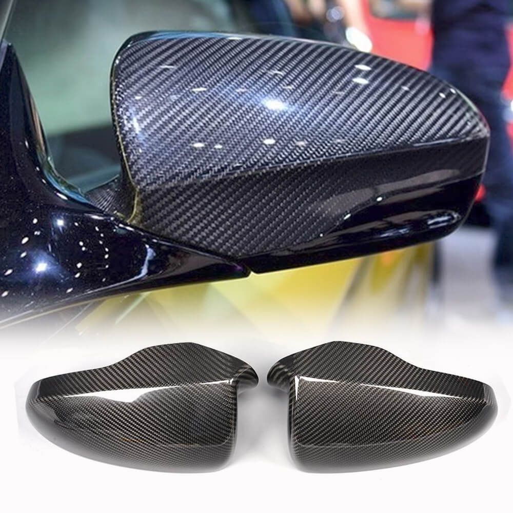BMW 5 Series F10 M5 2012-2014 Mirror Covers Add-on Carbon Fiber