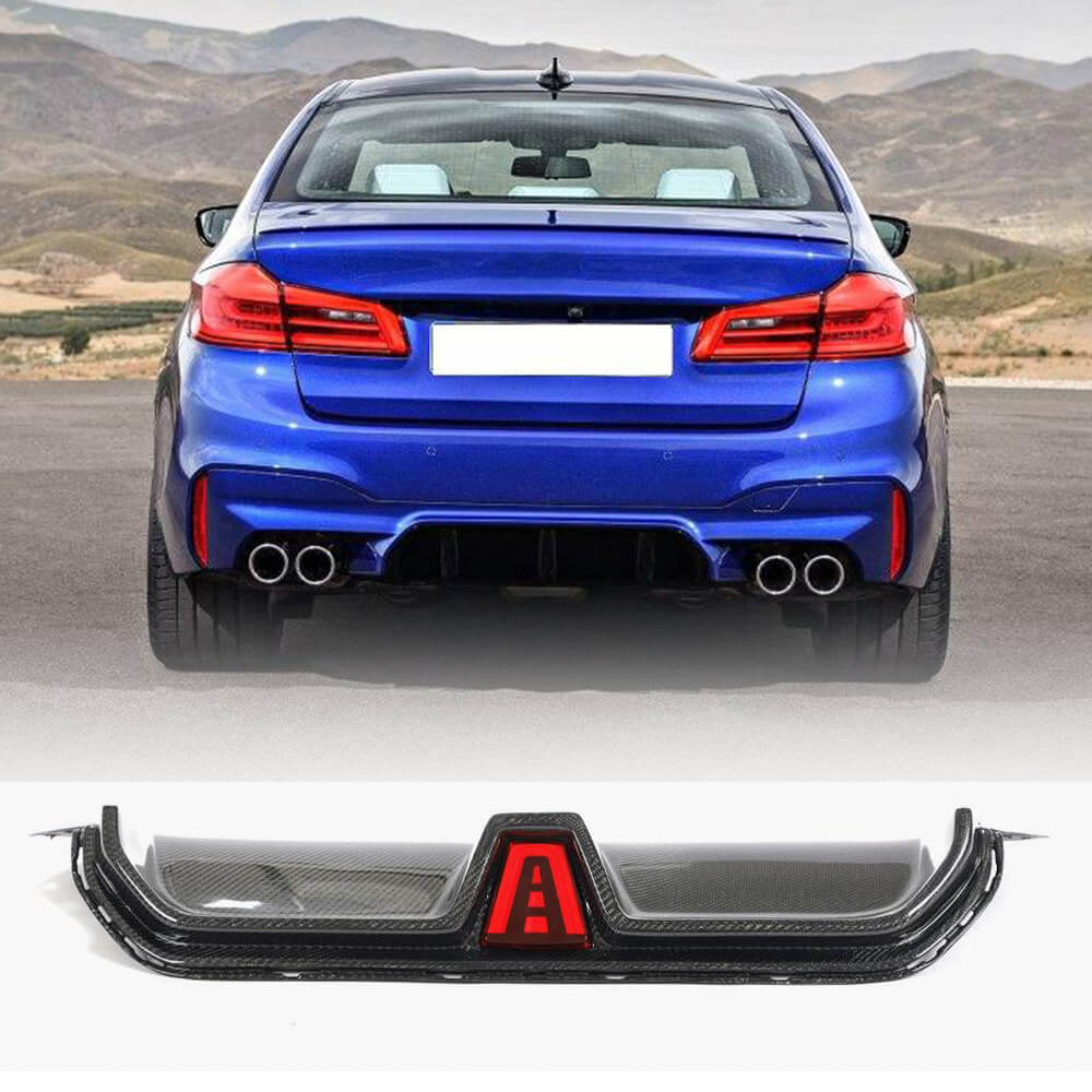 BMW 5 Series F90 M5 Rear Bumper Diffuser Carbon Fiber