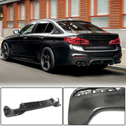 BMW 5 Series G30 520i 530i 540i M Sport M550i 2017-2020 Rear Bumper Diffuser Carbon Fiber