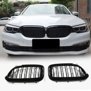 BMW 5 Series G30 G38 520i 540i F90 M5 2017-2020 Front Grille Glossy Black ABS