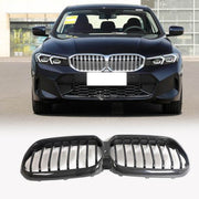BMW 5 Series G30 G38 LCI 2021-2023 Front Grille Dry Carbon Fiber(with camera hole)