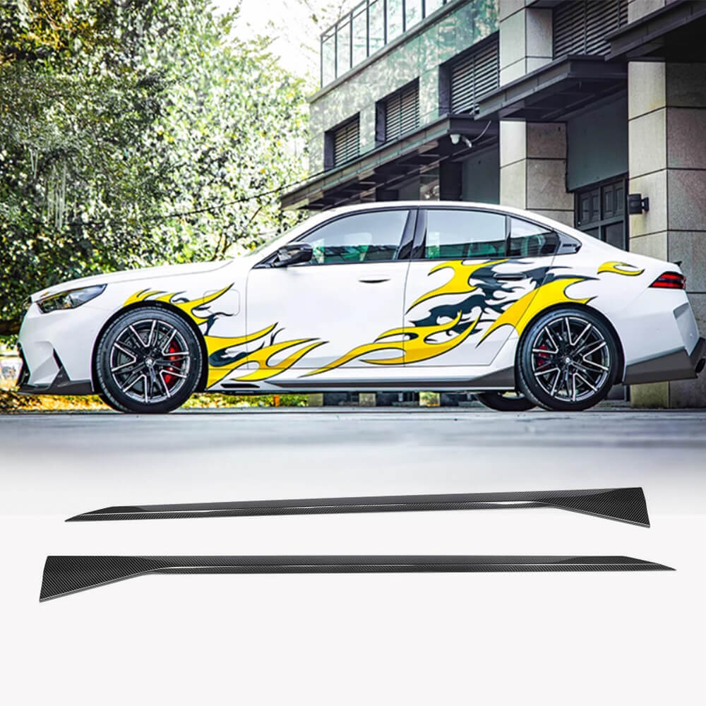 BMW 5 Series G90 G99 M5 2024-2025 Dry Carbon Fiber Side Skirts
