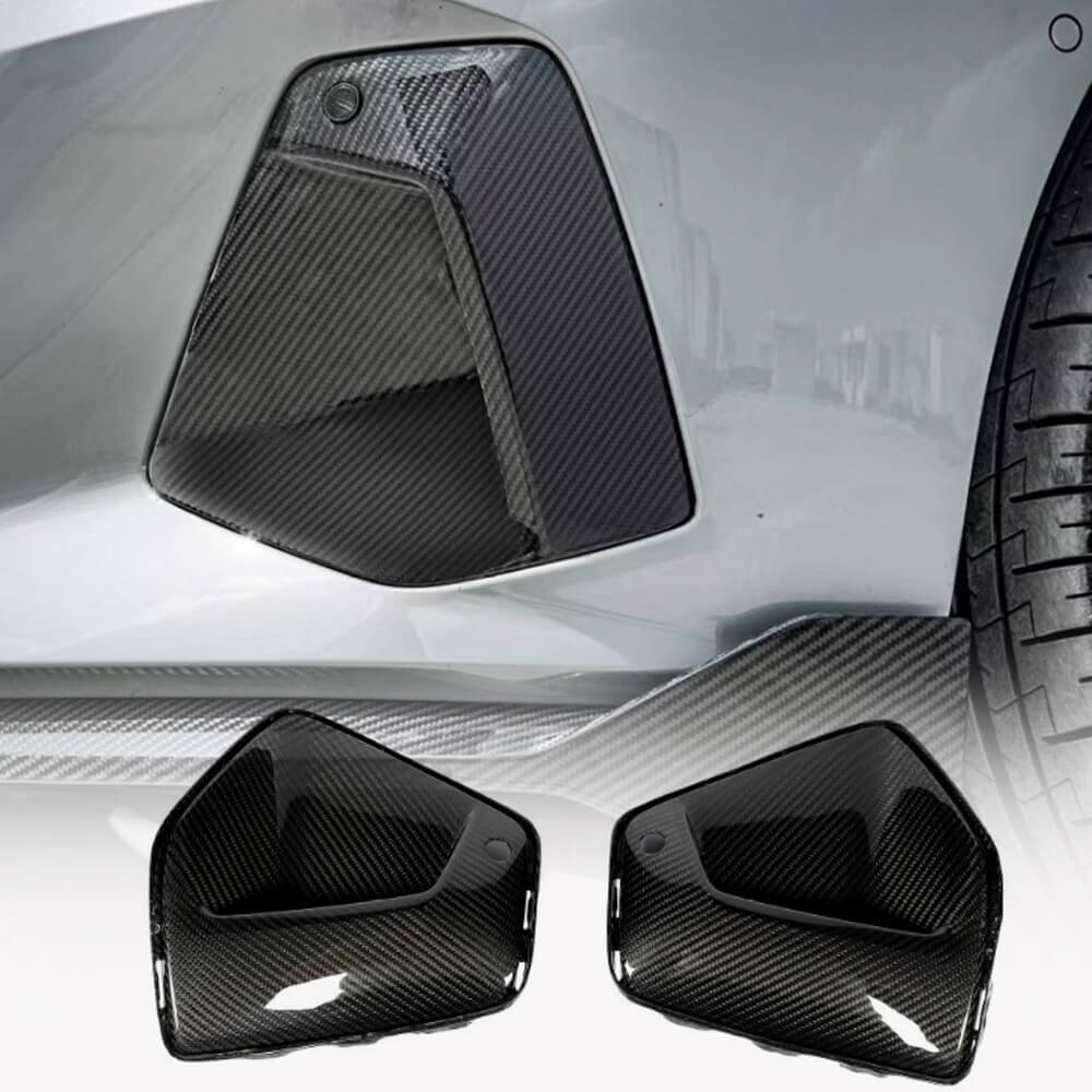 BMW 5 Series I5 G60 2023-2025 Front Air Intake Covers Dry Carbon Fiber