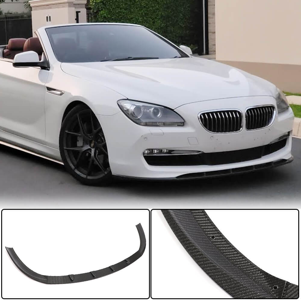 BMW 6 Series F06 F12 F13 640i 650i 2011-2014 Front Bumper Lip Carbon Fiber/FRP