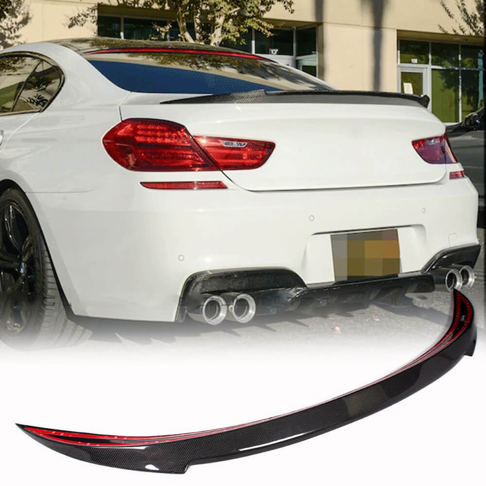 BMW 6 Series F06 F13 640i 650i M6 2012-2019 Rear Trunk Spoiler Carbon Fiber