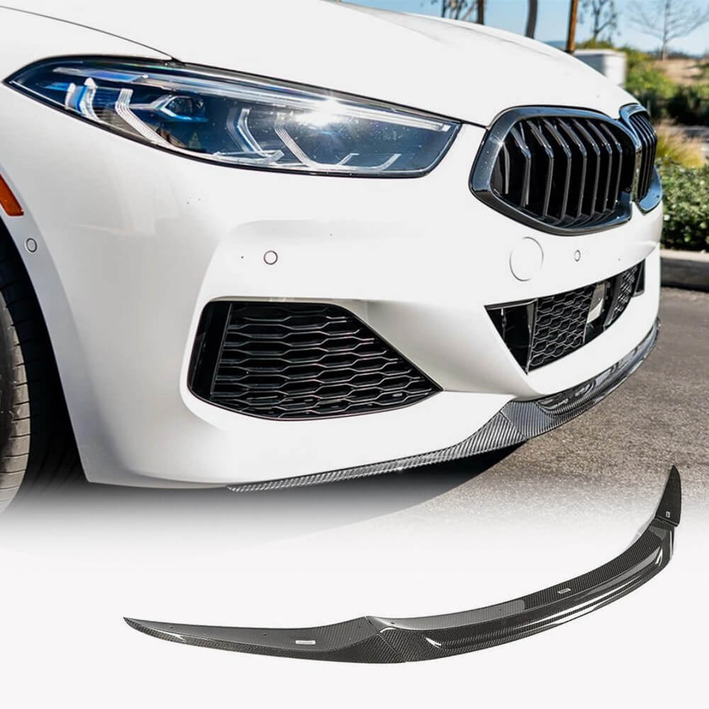 BMW 8 Series G14 G15 G16 840i 840i xDrive 2018-2024 Full Carbon Fiber Front Bumper Lip