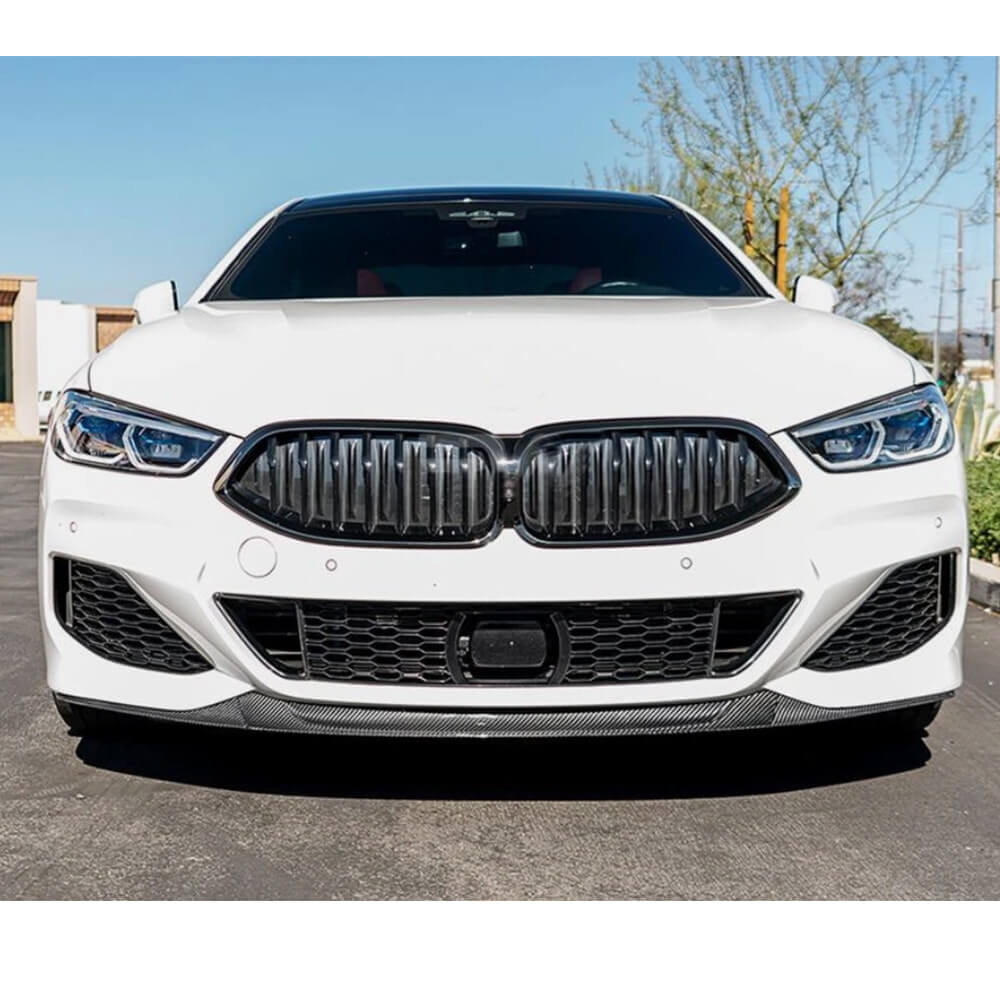 BMW 8 Series G14 G15 G16 840i 840i xDrive 2018-2024 Full Carbon Fiber Front Bumper Lip