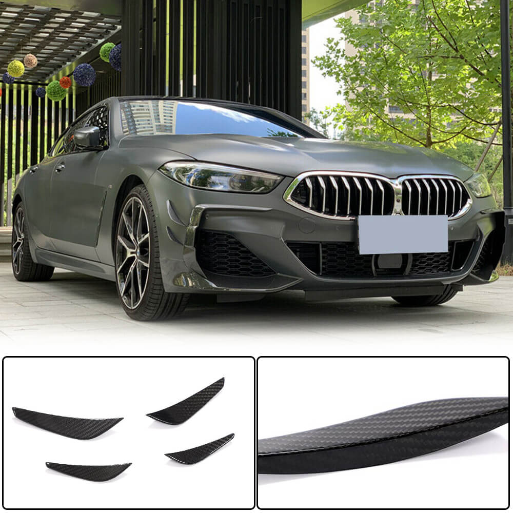 BMW 8 Series G14 G15 G16 840i M Sport M850i 2018-2021 Front Bumper Vents Dry Carbon Fiber