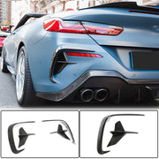 BMW 8 Series G14 G15 G16 M850i 2018-2021 Rear Bumper Vents Dry Carbon Fiber