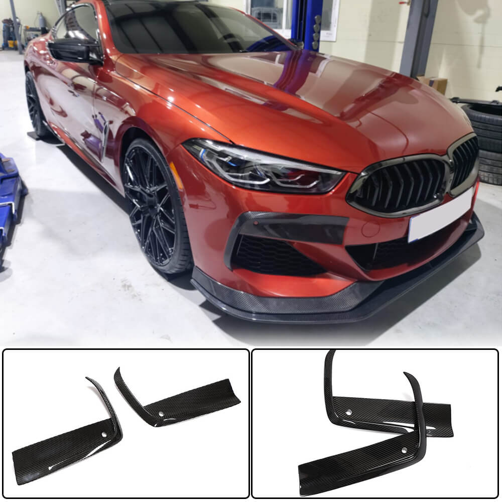 BMW 8 Series G14 G15 G16 840i M Sport M850i 2018-2021 Front Bumper Vent Dry Carbon Fiber
