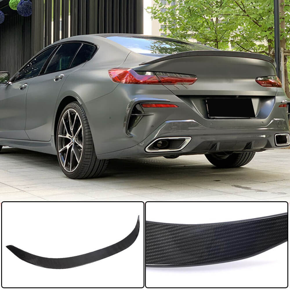 BMW 8 Series G16 F93 M8 Gran Coupe 2018-2021 Rear Trunk Spoiler Dry Carbon Fiber