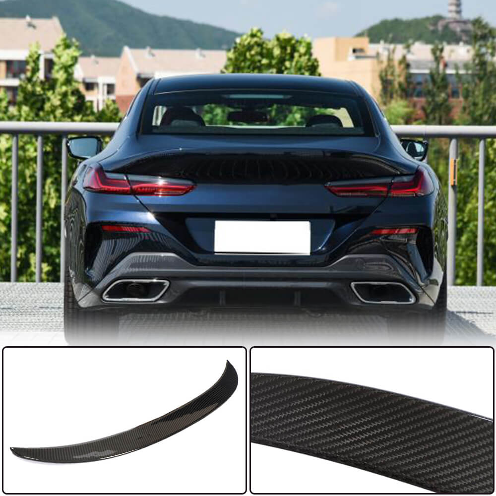 BMW 8 Series G16 840i M850i F93 M8 Gran Coupe 2018-2021 Rear Trunk Spoiler Dry Carbon Fiber