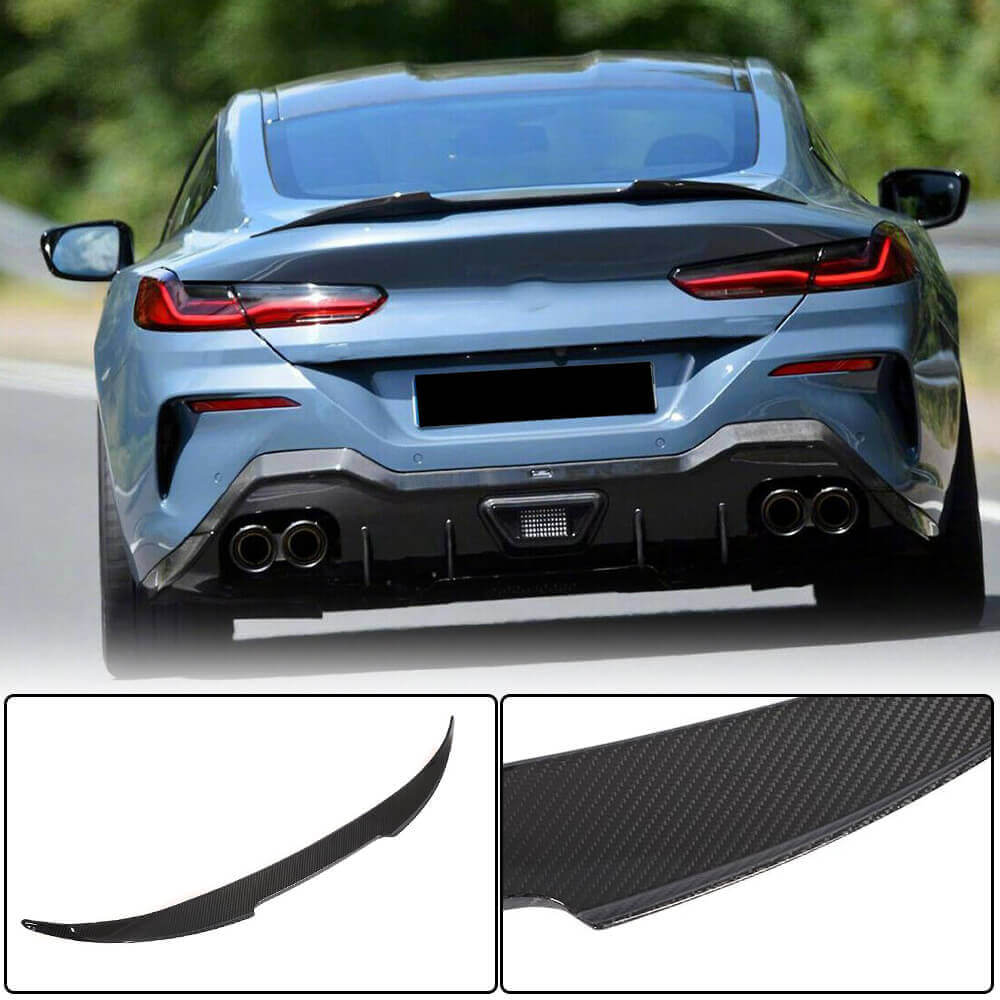 BMW 8 Series G16 840i M850i F93 M8 2018-2022 Rear Trunk Spoiler Dry Carbon Fiber