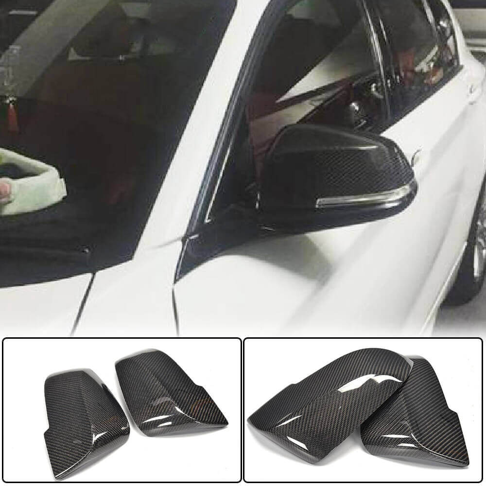 BMW F10 F11 F06 F12 F13 F01 F02 Mirror Covers Replacement Carbon Fiber