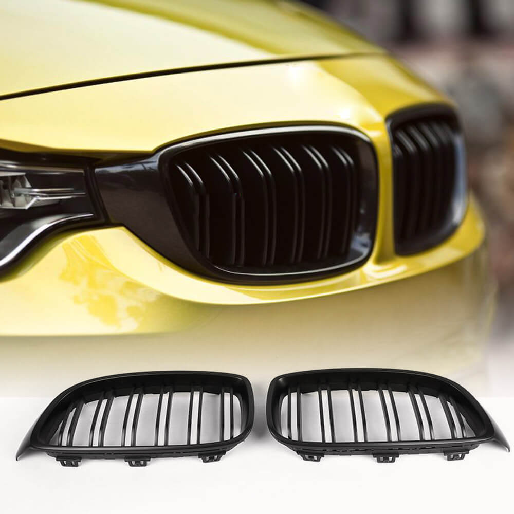 BMW F32 F33 F36 F80 M3 F82 F83 M4 2014-2019 Front Kidney Grille Matte Black