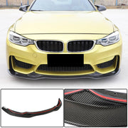 BMW F80 M3 F82 F83 M4 2014-2020 Front Bumper Lip Carbon Fiber