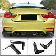 BMW F80 M3 F82 F83 M4 2014-2020 Rear Bumper Splitters DRY Carbon Fiber/FRP