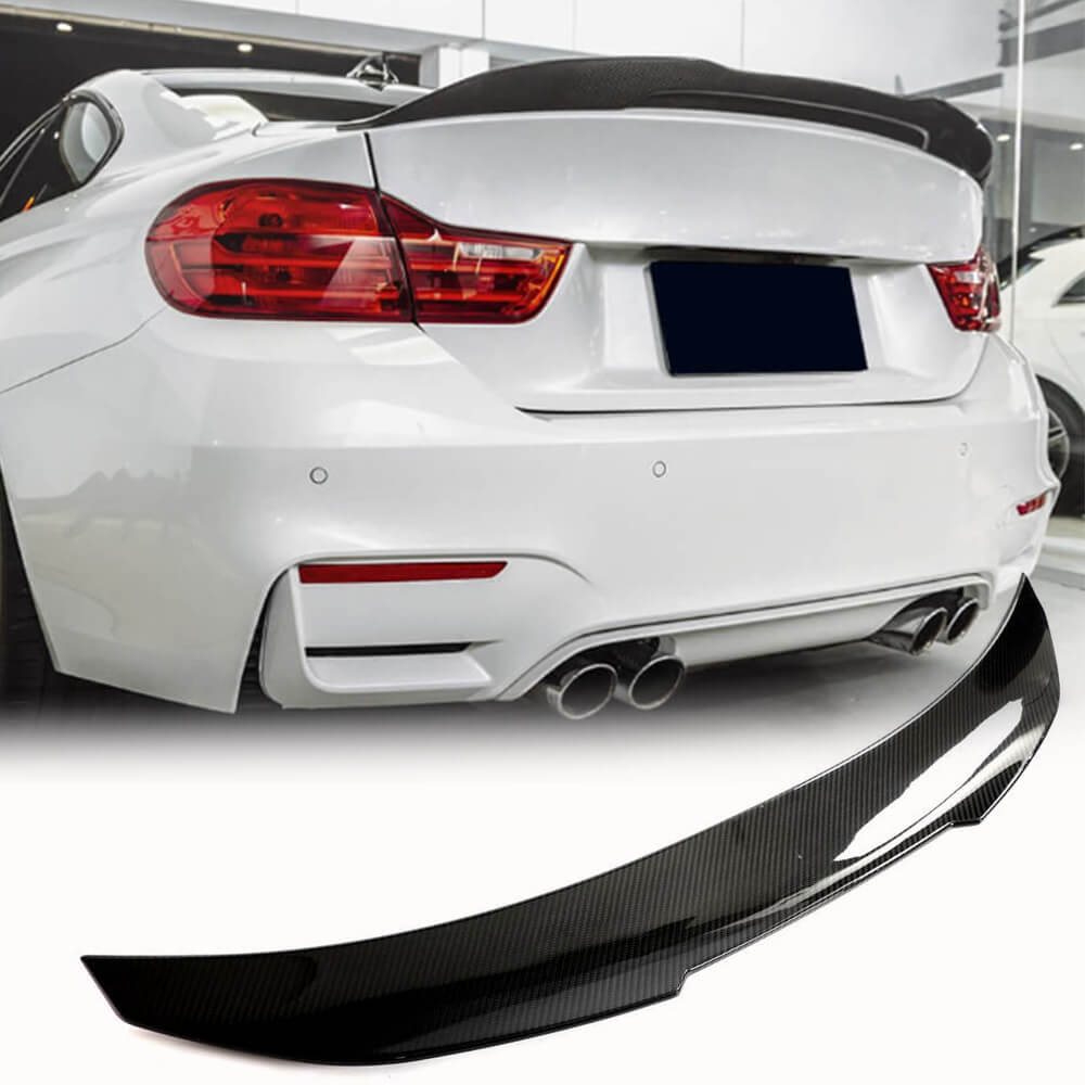 BMW F82 M4 Coupe 2015-2020 Rear Trunk Spoiler Dry Carbon Fiber