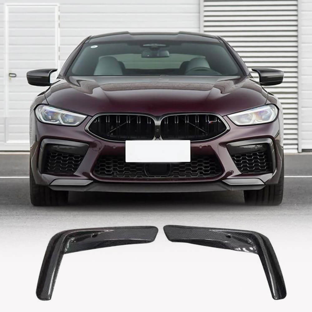 BMW F92 M8 2019-2024 Front Bumper Splitters Carbon Fiber