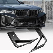 BMW F9X X3M / X4M 2022-2025 Dry Carbon Fiber Front Bumper Air Vent Set
