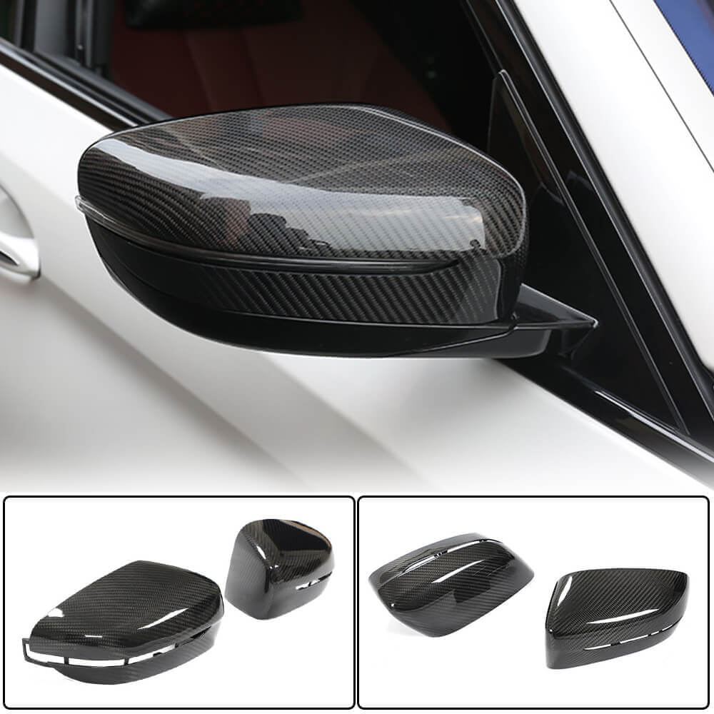 BMW G20 G22/G23 G30 G32 GT G11 G14/G15/G16 Mirror Covers LHD Replacement Style Dry Carbon Fiber