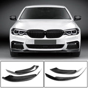 BMW 5 Series G30 G31 M Sport Pre-LCI 2017-2020 Front Bumper Splitters Carbon Fiber