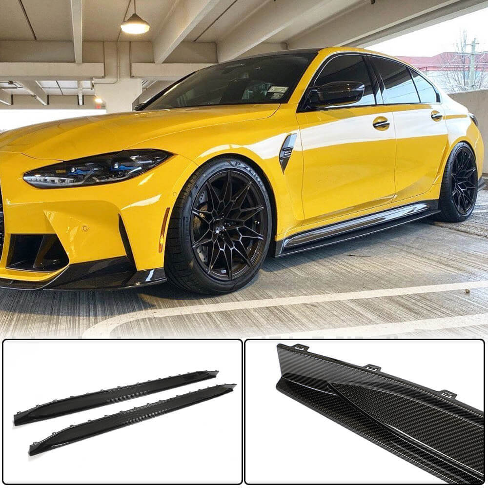 BMW G80 M3 2021UP Side Skirts Carbon Fiber