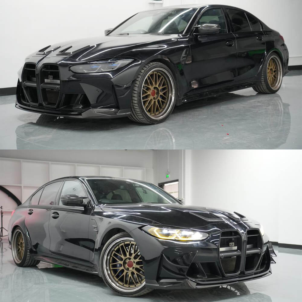 BMW G80 M3 G82 G83 M4 2021+ Front Bumper Lip Carbon Fiber/FRP