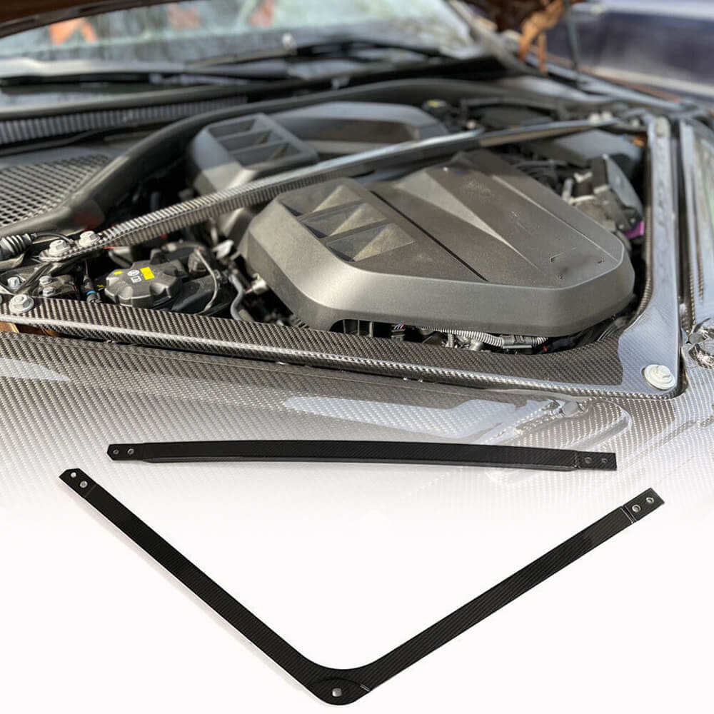 BMW G80 M3 G82 G83 M4 2021-2023 Engine Strut Brace Bracket Dry Carbon Fiber