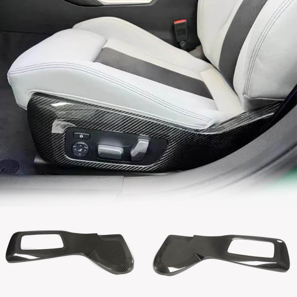 BMW G80 M3 G82 G83 M4 2021-2023 Seat Decorative Cover Dry Carbon Fiber