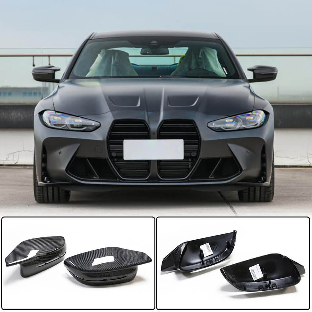 BMW G80 M3 G82 G83 M4 2021+ Mirror Covers LHD Wet/Dry Carbon Fiber