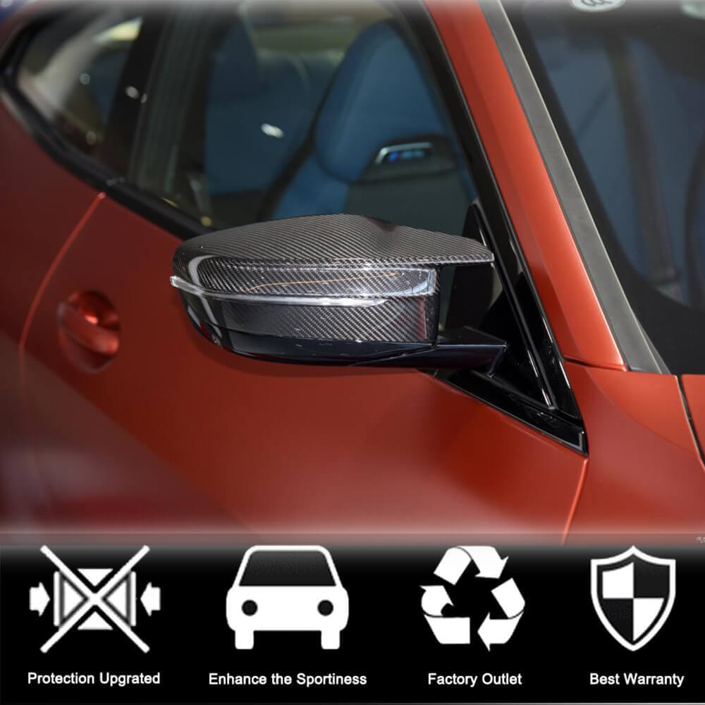 BMW G80 M3 G82 G83 M4 2021+ Mirror Covers LHD Wet/Dry Carbon Fiber