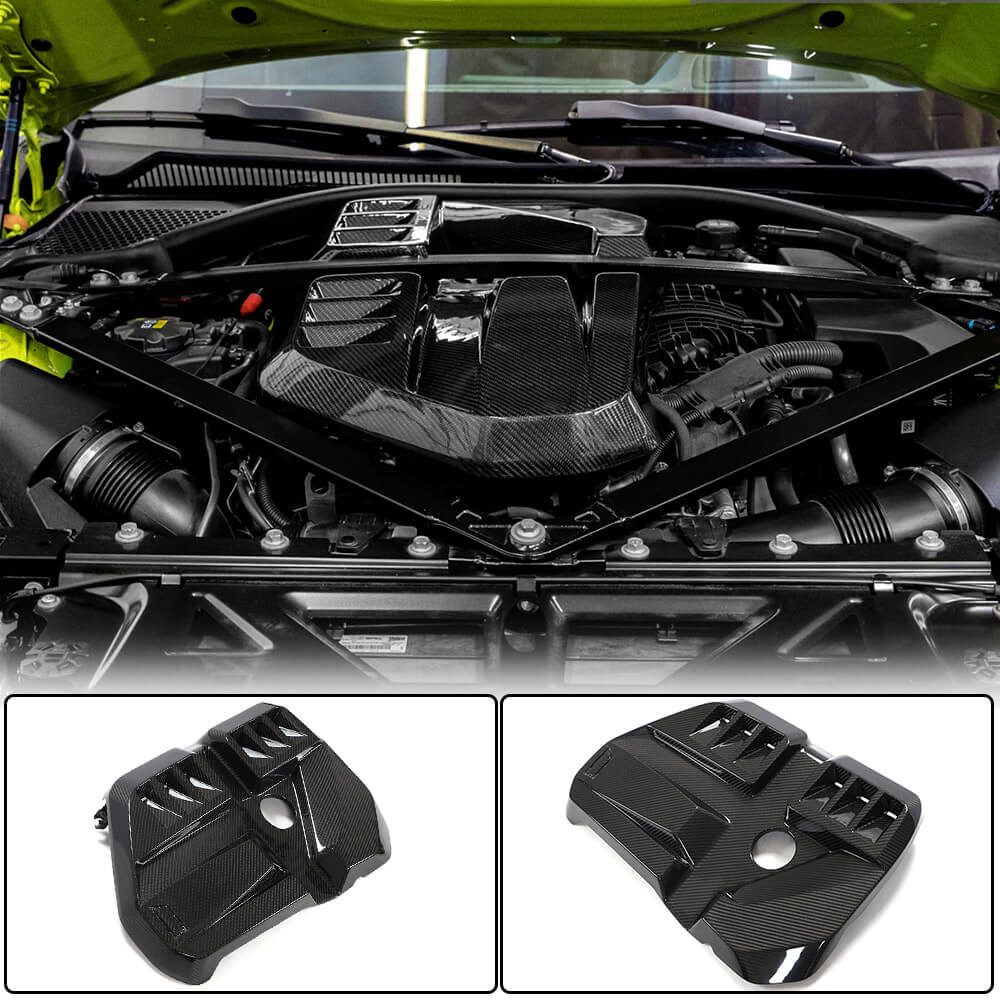 BMW G80 M3 G82 G83 M4 2021+ Engine Bay Cover Dry Carbon Fiber