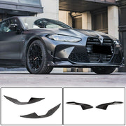 BMW G80 M3 G82 G83 M4 2021+ Front Bumper Canards Dry Carbon Fiber