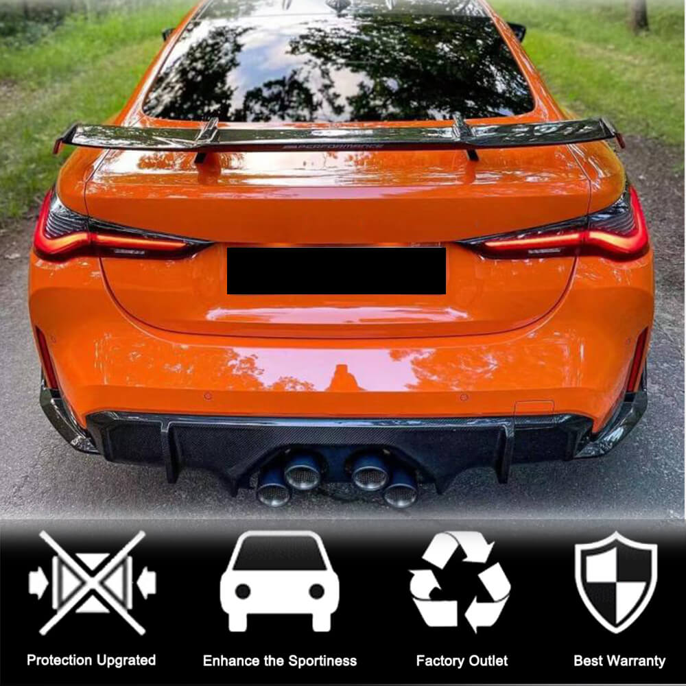 BMW G80 M3 G82 G83 M4 2021+ Rear Bumper Diffuser Dry Carbon Fiber