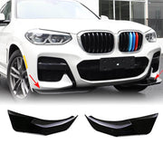 BMW X3 G01 M40i Sport 2018-2021 Front Bumper Splitters ABS