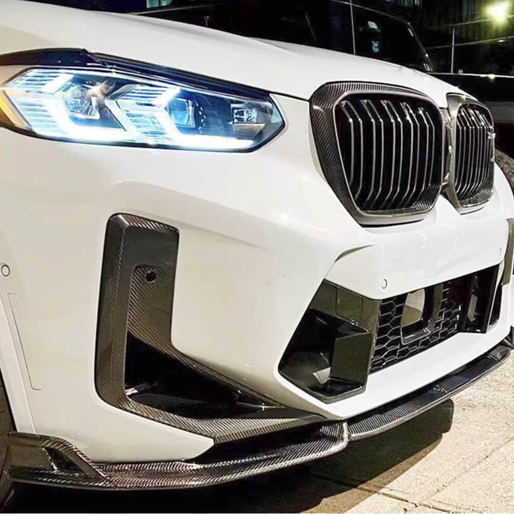 BMW X3M F97 X4M F98 22-23 Front Bumper Lip Carbon Fiber