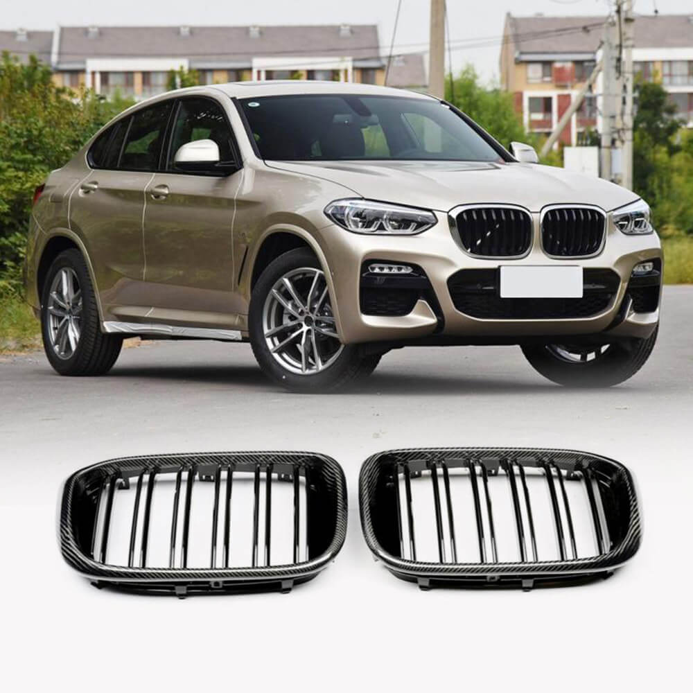 BMW X4 X4M M440i Sport Utility 4-Door 2019-2022 Front Grille Carbon Fiber