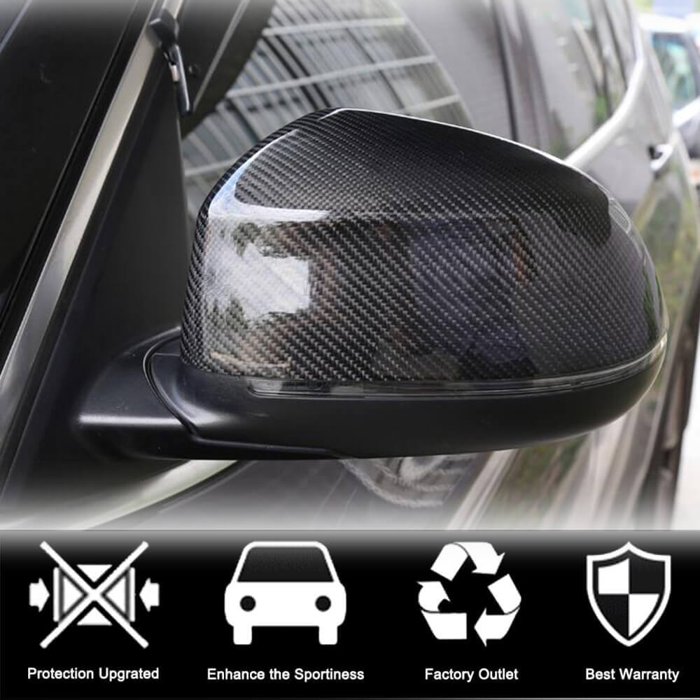 BMW X5 E70 X6 E71 2008-2014 Mirror Covers Carbon Fiber