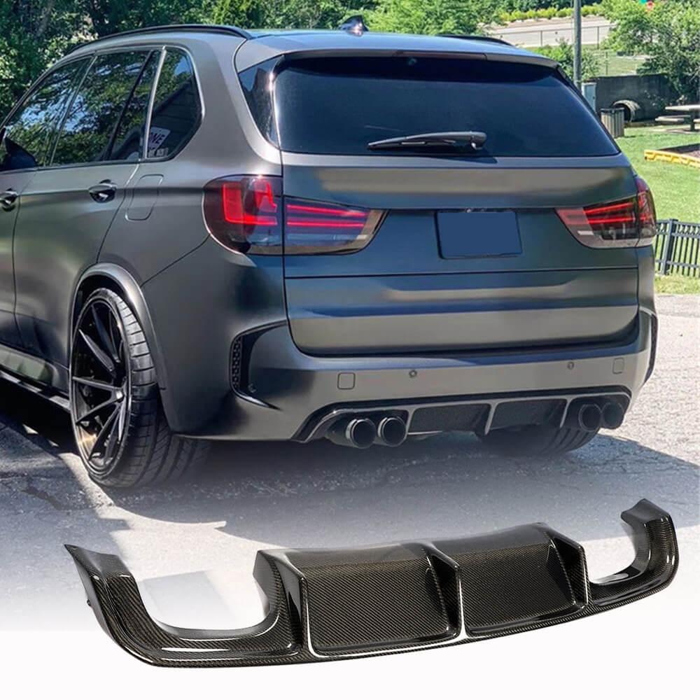 BMW X5M F85 2015-2019 Rear Bumper Diffuser Carbon Fiber