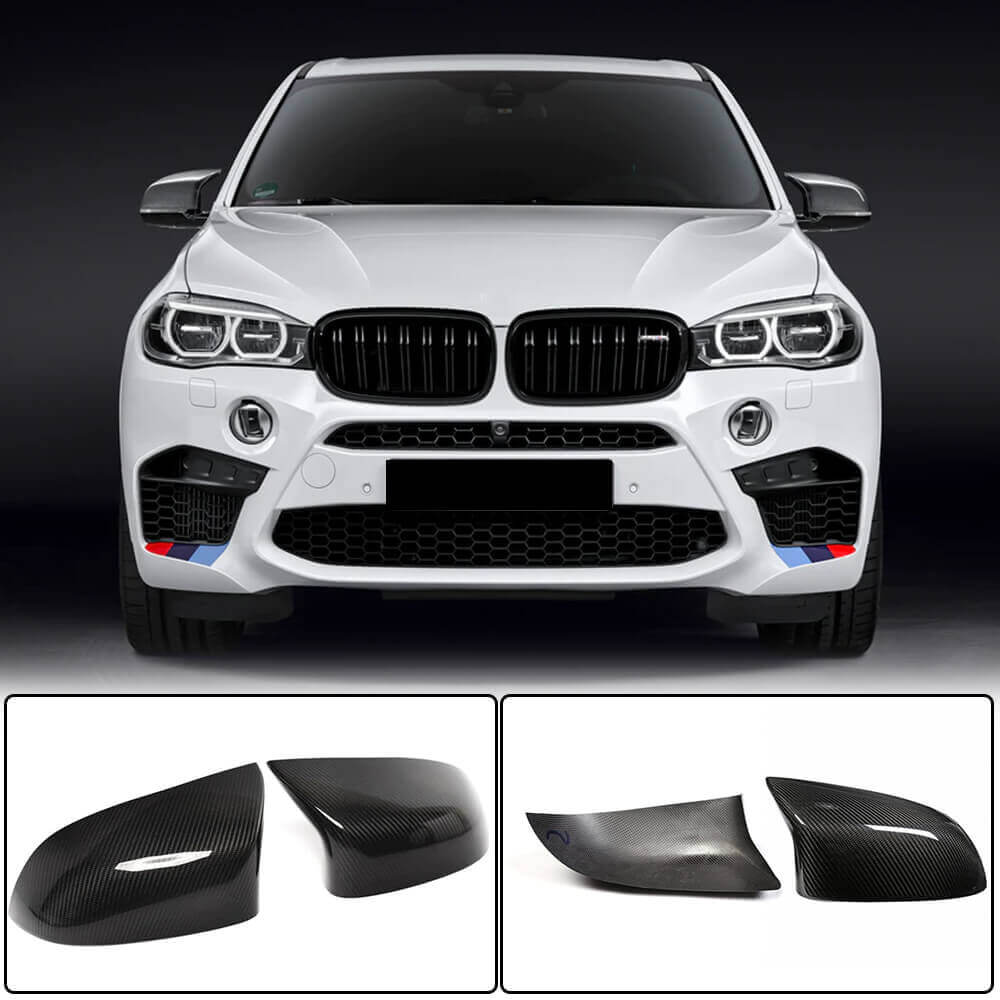 BMW X5M F85 X6M F86 2015-2019 Mirror Covers Add-on Dry Carbon Fiber