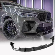 BMW X6M F96 2019-2023 Carbon Fiber Front Bumper Lip Splitters