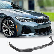 BMW 3 Series G20 2019-2022 Front Bumper Lip Carbon Fiber