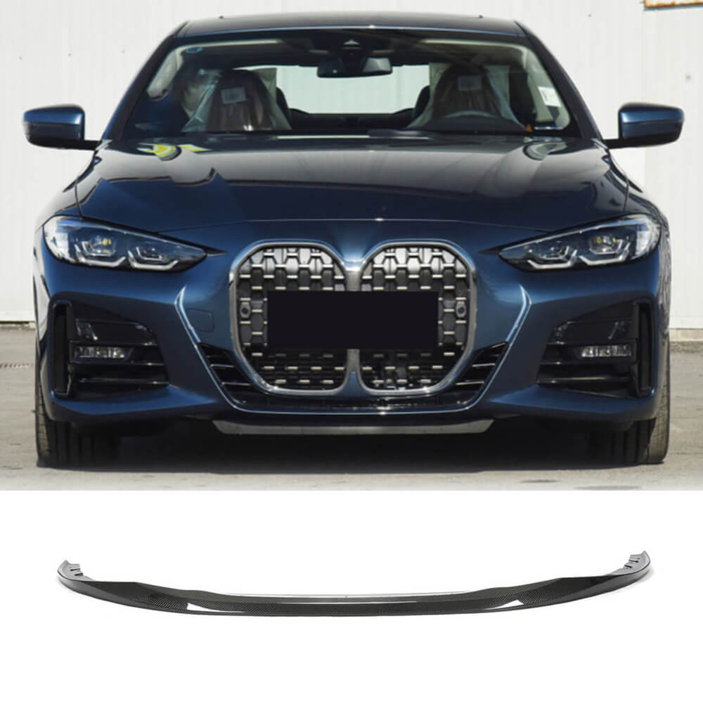 BMW 4 Series G22 G23 420i 430i M Sport M440i 2020+ Front Bumper Lip Carbon Fiber/FRP
