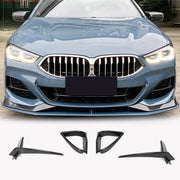BMW 8 Series G14 G15 G16 840i M Sport M850i 2018-2021 Fog Light Covers Dry Carbon Fiber